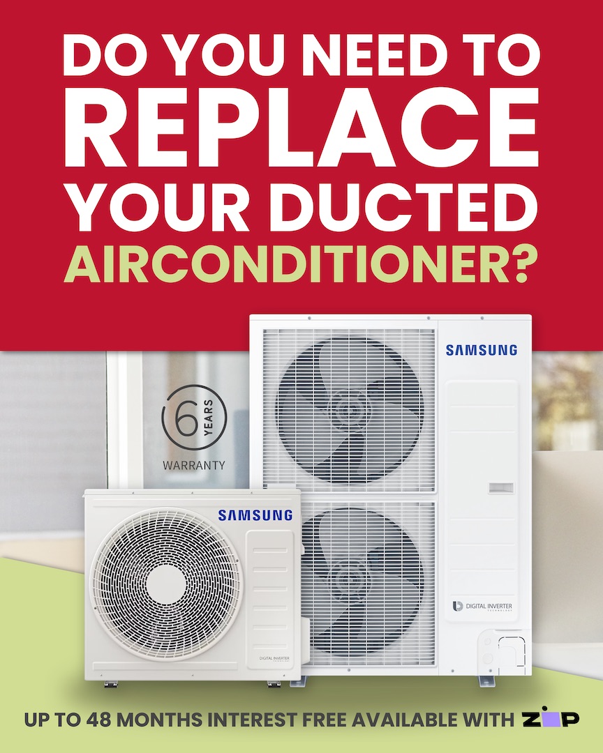 Do you need to replace your Ducted Airconditioner? Limited time ovver